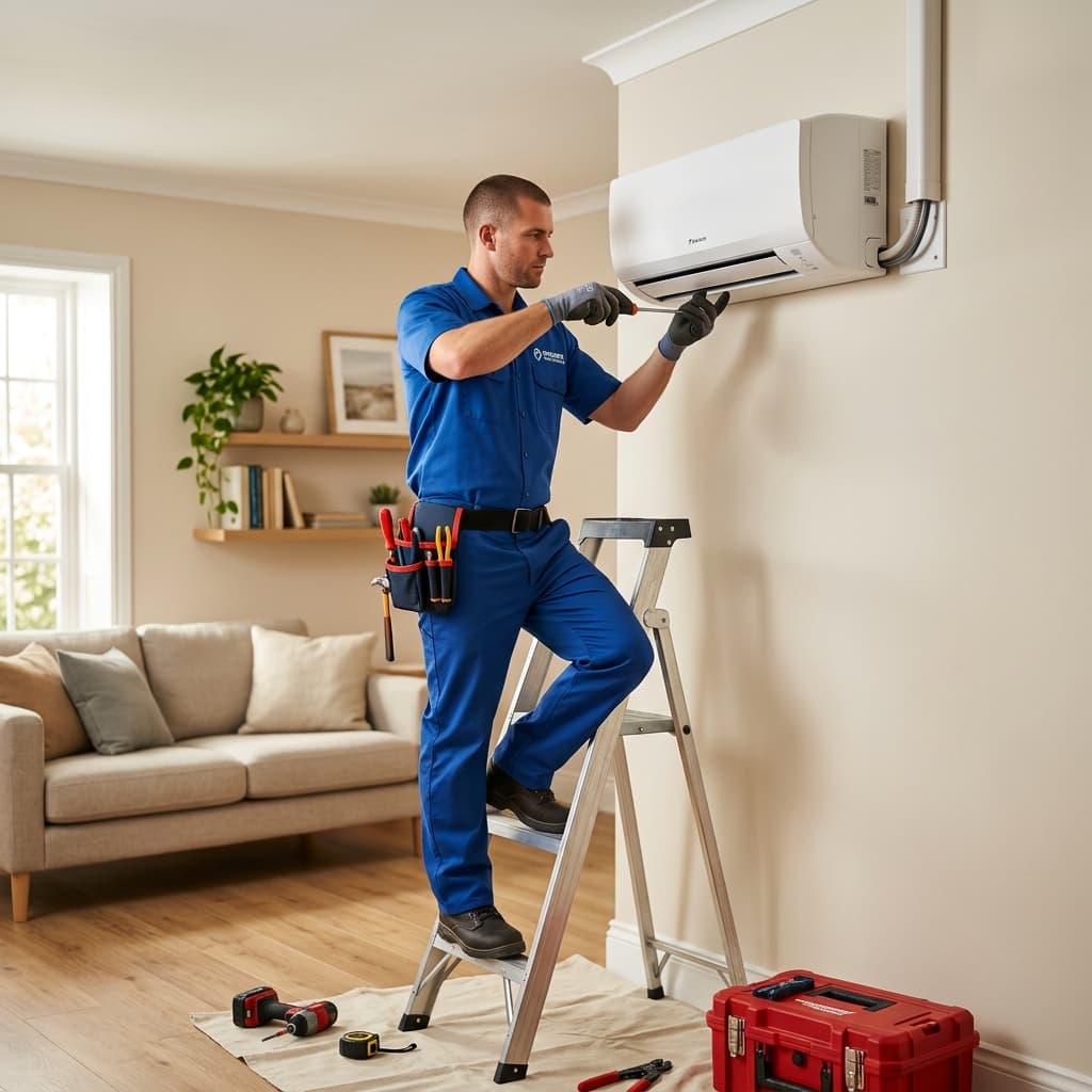 Instalación de aire acondicionado split en Córdoba
